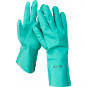 Перчатки KRAFTOOL (маслобензостойкие, нитриловые, повышенной прочности, напылением, (XL))